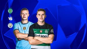 التشكيل الرسمي لمانشستر سيتي وسبورتينج لشبونة في دوري أبطال أوروبا 2024-2025